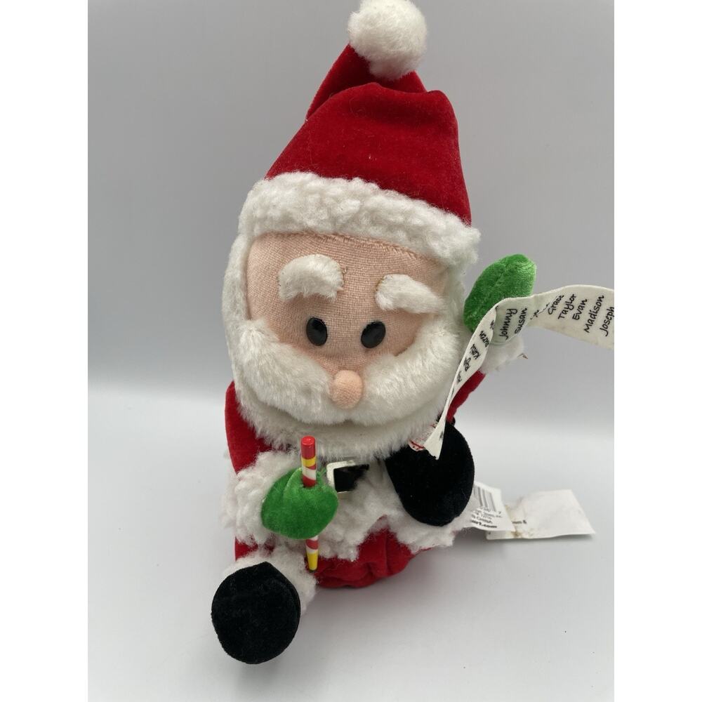 Gemmy Singing Santa Claus Animated Plush
